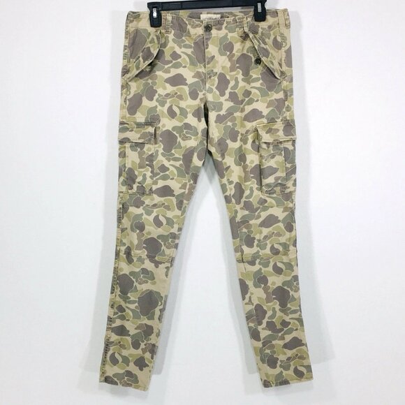 Denim & Supply Ralph Lauren Denim - Ralph Lauren Denim & Supply Camo Cargo Pants Women’s 28 Zip Ankles 32X30 Stretch